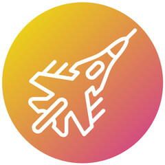 Jet Vector Icon Design Illustration