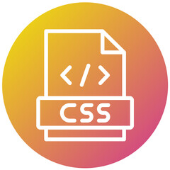 Css Vector Icon Design Illustration
