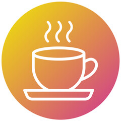Morning coffee Vector Icon Design Illustration