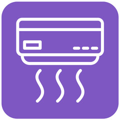 Air conditioner Vector Icon Design Illustration