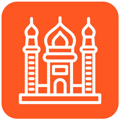 Mosque Vector Icon Design Illustration