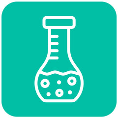 Volumetric flask Vector Icon Design Illustration