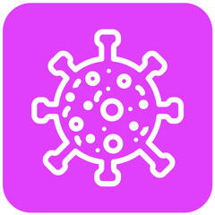 Virus Vector Icon Design Illustration