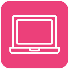 Laptop Vector Icon Design Illustration