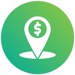 Atm location Vector Icon Design Illustration