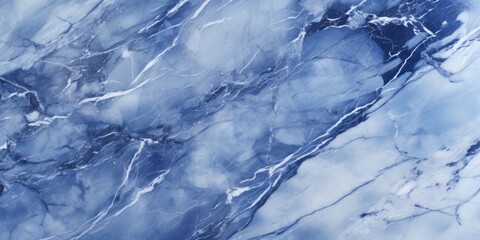 Obraz premium Luxury white blue marble texture background design, generative ai