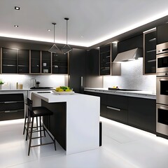 modern kitchen interior