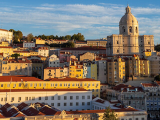 View of the city of Lisbon, Portugal