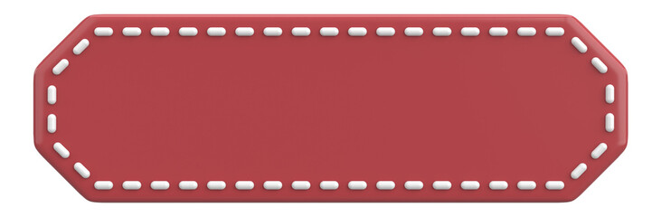 3D button. Price tag. 3D illustration.