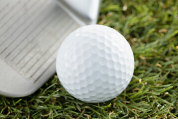 ゴルフイメージ、ゴルフボールやゴルフクラブ