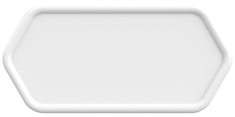 Price tag. Text box. 3D illustration.