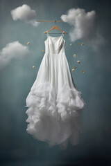 Floating Clothes, Hanging dress, Generative AI