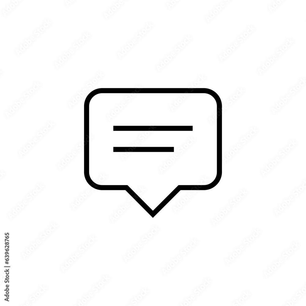 Poster comment icon speech bubble symbol Chat message icons - talk message Bubble chat icon. tooltip sign, online communication, Conversation, chatting icons