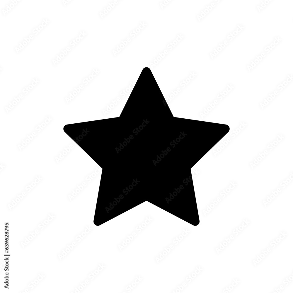 Poster favorite star icon rating symbol reward rating mark icons