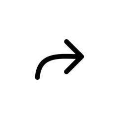 share arrow icon reply send forward icons button	
