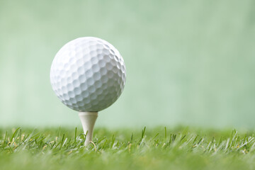 ゴルフイメージ、ゴルフボールやゴルフクラブ