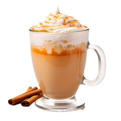 Fototapeta a cup of pumpkin spice latte obraz