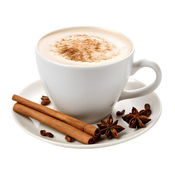 a cup of vanilla chai latte