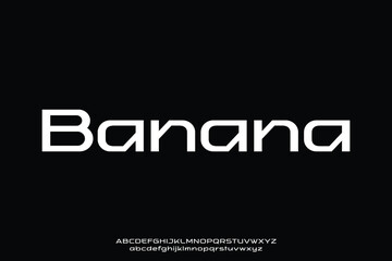 Modern geometric sans serif typeface display font vector. Creative futuristic geometric alphabet illustration