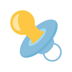 Blue or Pink? Decorative element for baby shower design. Gender reveal party card, banner, vector element design