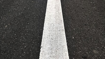 asphalt road with lines