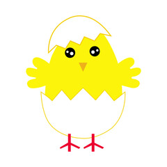 Cute Chick Illustration