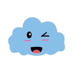 Cute Cloud Vector