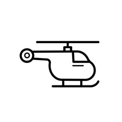 helicopter - vector icon