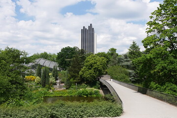 Hochhaus Wallanlage Planten un Blomen Hamburg