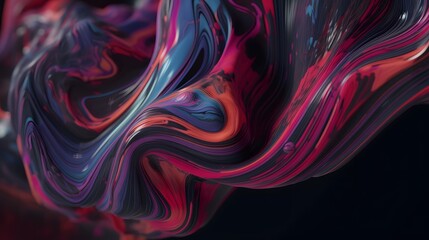 Obraz premium Abstract wavy lines. Beautiful texture. Pattern waves abstraction. Modern background for web site graphics.