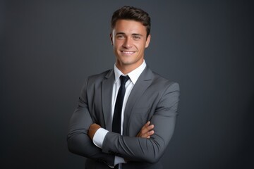 a young business man in studio shoot