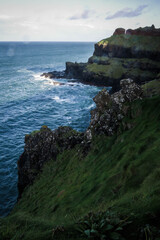 seacoast of the giant's causeway near bushmills
