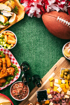 Sports: Football Tailgate Party With Beer