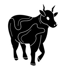 cow silhouette icon