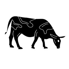 cow silhouette icon