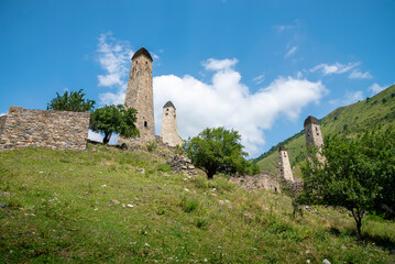 a medieval town-settlement in Ingushetia