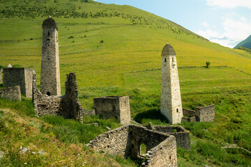 a medieval town-settlement in Ingushetia