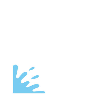 recommend clip art: water splash corner border