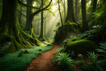 path in the forest generated AI
