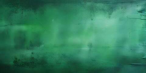 Background with texture of green paint strokes, painting surface, art banner.