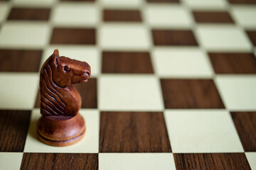 cavallo nero degli scacchi