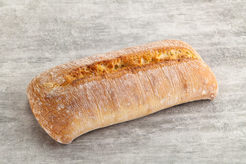 Italian ciabatta bread fresh and crust