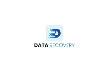 vector data recovery logo design
