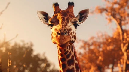 Fototapeten giraffe in the wild © ArtProduction