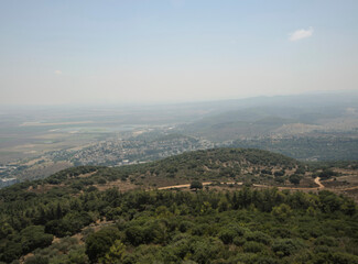 Fototapeta na wymiar View from the Carmelite Monastery. Israel.