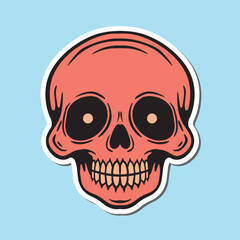 skull hand drawn illustrations for stickers logo tattoo etc