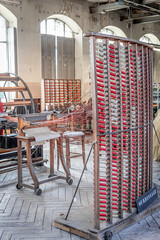 Visite de l'usine de soieries