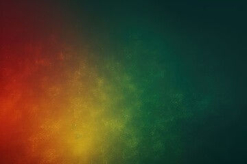 Abstract color gradient on dark grainy background