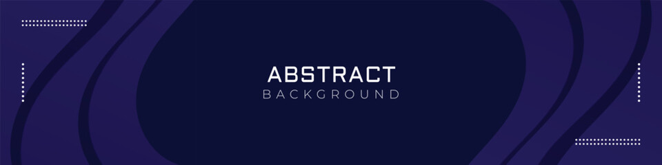 Linkedin banner blue abstract background