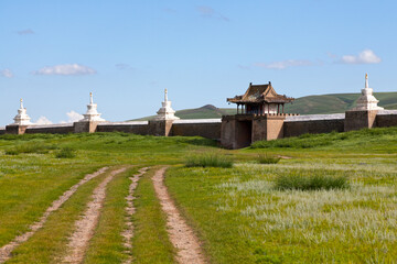 East gate of Erdene Zuu Monastery in Kharkhorin